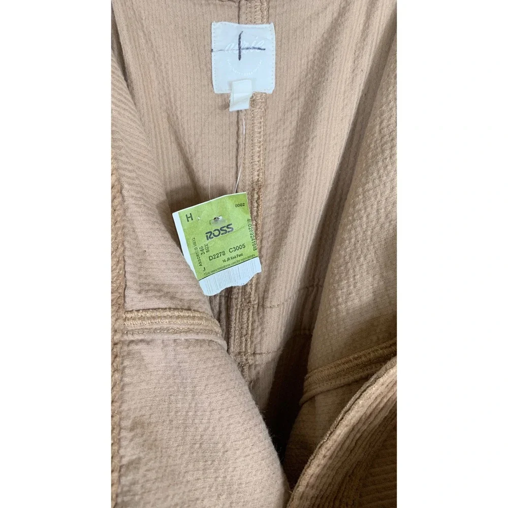 Aerie Aerie Corduroy Kick Flare Overalls Tan Jumpsuit XXL New